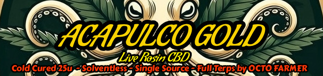 Rosin CBD - Acapulco Gold 25μ (1.00g)