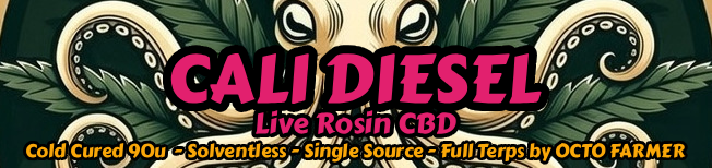 Rosin CBD - Cali Diesel  90μ (1.00g)